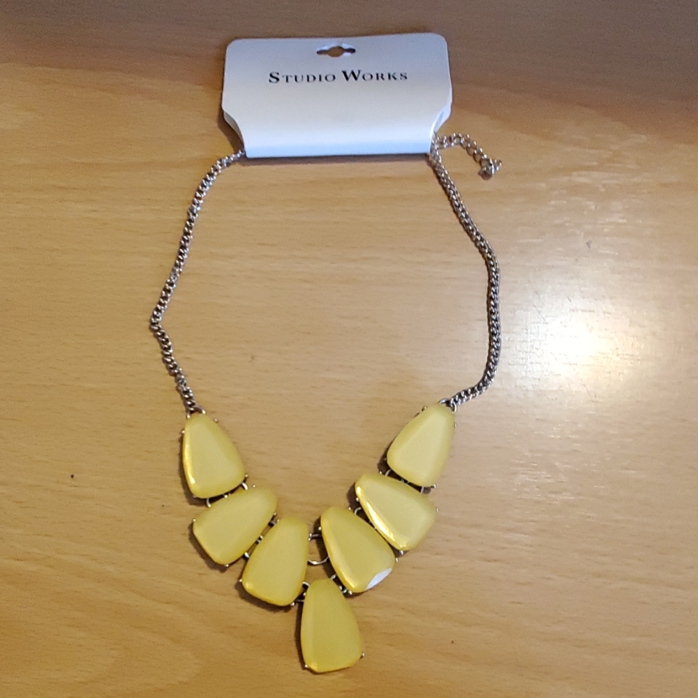 Studio Works Yellow Silver Necklace
